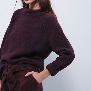 free people plum sweater